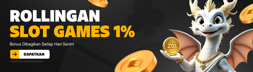 BONUS ROLLINGAN SLOT MINGGUAN